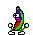 bananadance rainbow2 Slack emoji