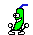 pepperdance green Slack emoji