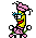 bananadance girl Slack emoji