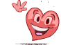 waving heart Slack emoji