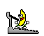 banana treadmill Slack emoji