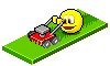 mowing Slack emoji
