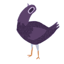 party trash dove Slack emoji