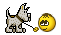 walking dog Slack emoji