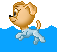 puppy swim Slack emoji