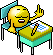 desk student Slack emoji