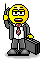 businessman phone Slack emoji