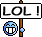 lol sign Slack emoji