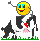 cow ride Slack emoji
