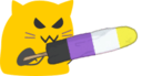 meow popsiclethrower Slack emoji