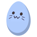 meow blueegg Slack emoji