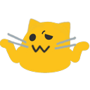 meow shrug Slack emoji