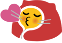 meow comfykiss Slack emoji