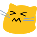 meow confounded Slack emoji