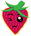 stawberry wink Slack emoji