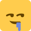 drooling square Slack emoji