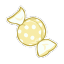 candy yellow Slack emoji