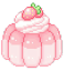 jello dessert strawberry Slack emoji