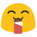 blob eating chocolate Slack emoji