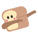 bread dab Slack emoji