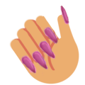 spiked nails Slack emoji