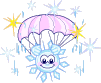 parachute snowflake Slack emoji
