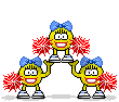 cheerleaders Slack emoji