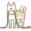 shiba walk Slack emoji