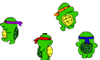 ninja turtles Slack emoji