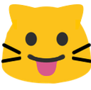 meow tongue Slack emoji