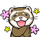 ferret happy Slack emoji