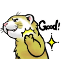 ferret good Slack emoji