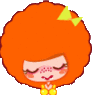 fluffy hair Slack emoji