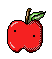 red apple Slack emoji