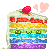rainbow cake Slack emoji