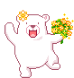 bear flowers Slack emoji