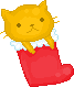 stocking kitten Slack emoji