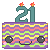 21 birthdaycake Slack emoji