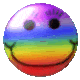 rainbow smiley Slack emoji