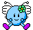 flying blue thing Slack emoji