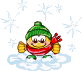 snow playing Slack emoji