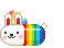rainbow bunny Slack emoji