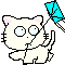 kitty kite Slack emoji