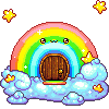 rainbow home Slack emoji