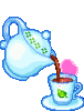 pour tea Slack emoji