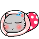 sleeping cat Slack emoji