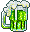 green beer Slack emoji
