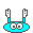 bounce cyan Slack emoji