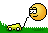 mow lawn Slack emoji
