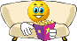 couch popcorn Slack emoji